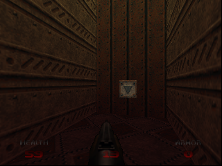 Doom 64 (Europe) In game screenshot
